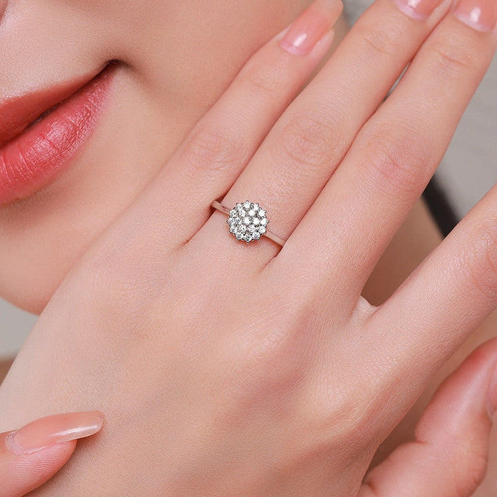 Platinum Brilliance CZ-ring