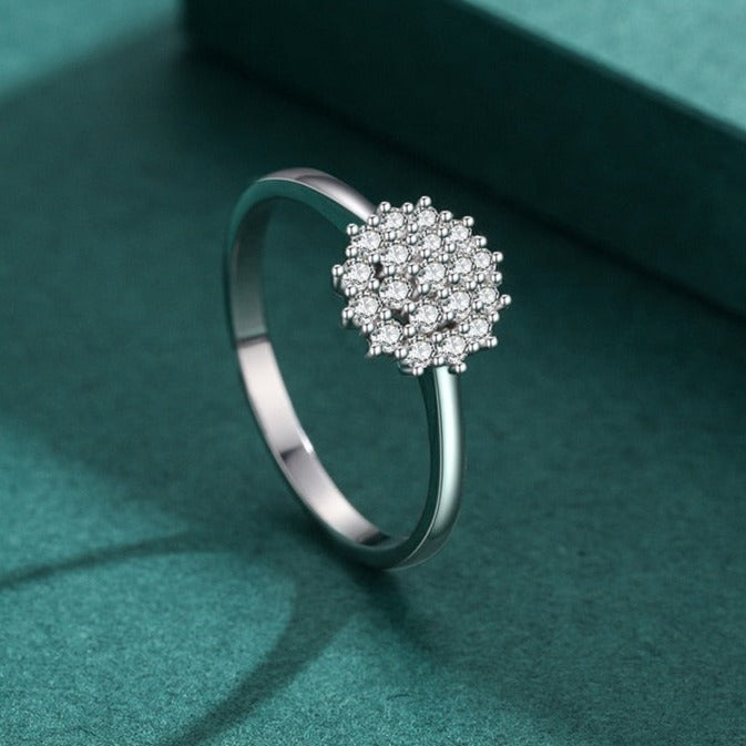 Platinum Brilliance CZ-ring