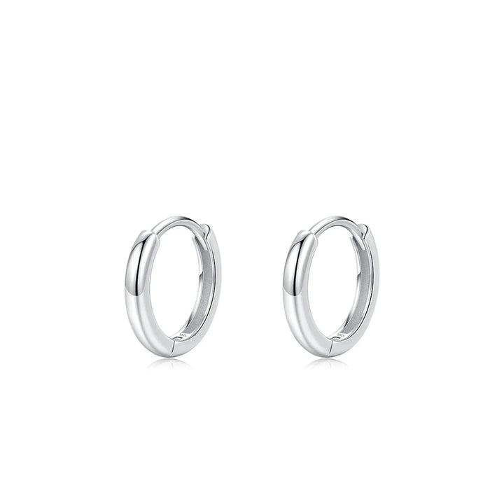 Classic Gold Circle Hoop örhängen
