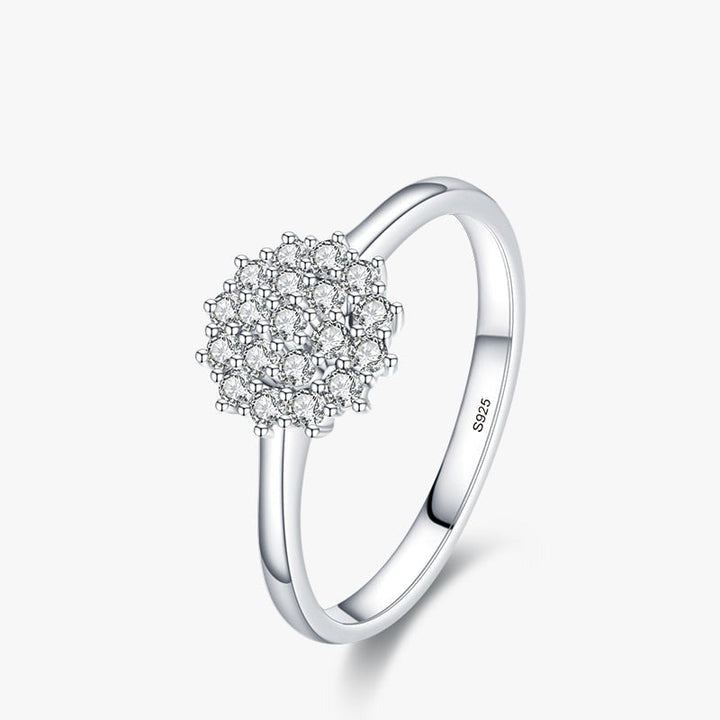 Platinum Brilliance CZ-ring