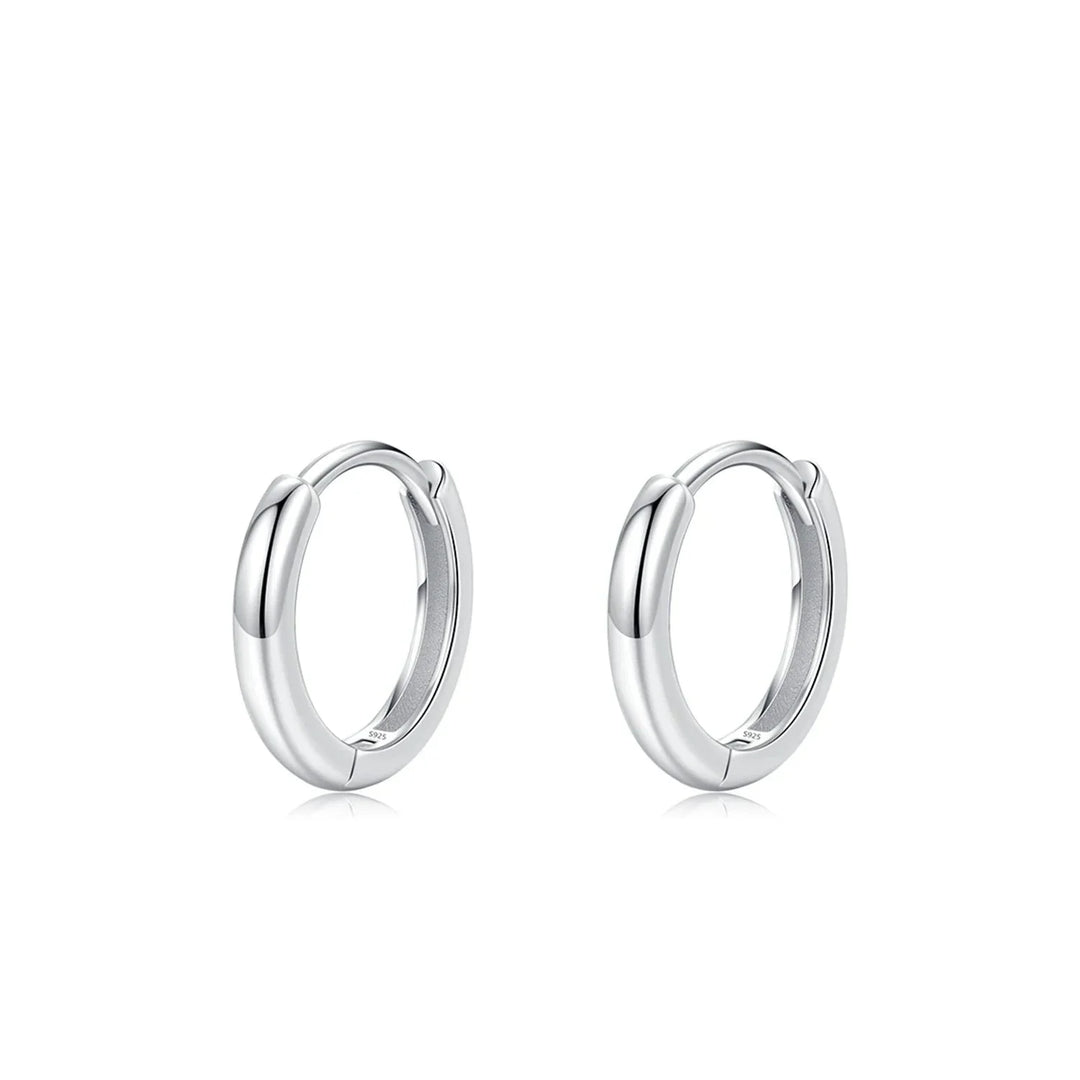 Classic Gold Circle Hoop örhängen
