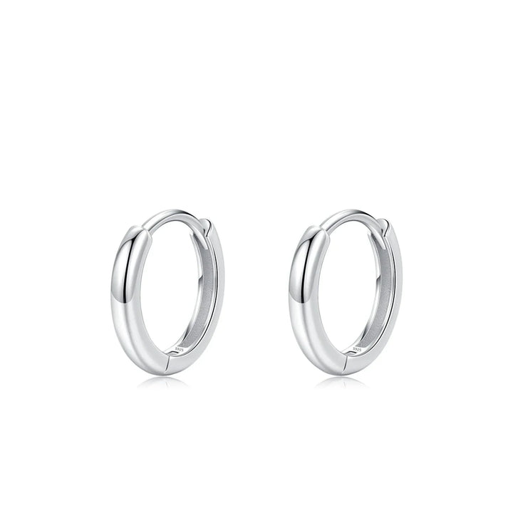 Classic Gold Circle Hoop örhängen